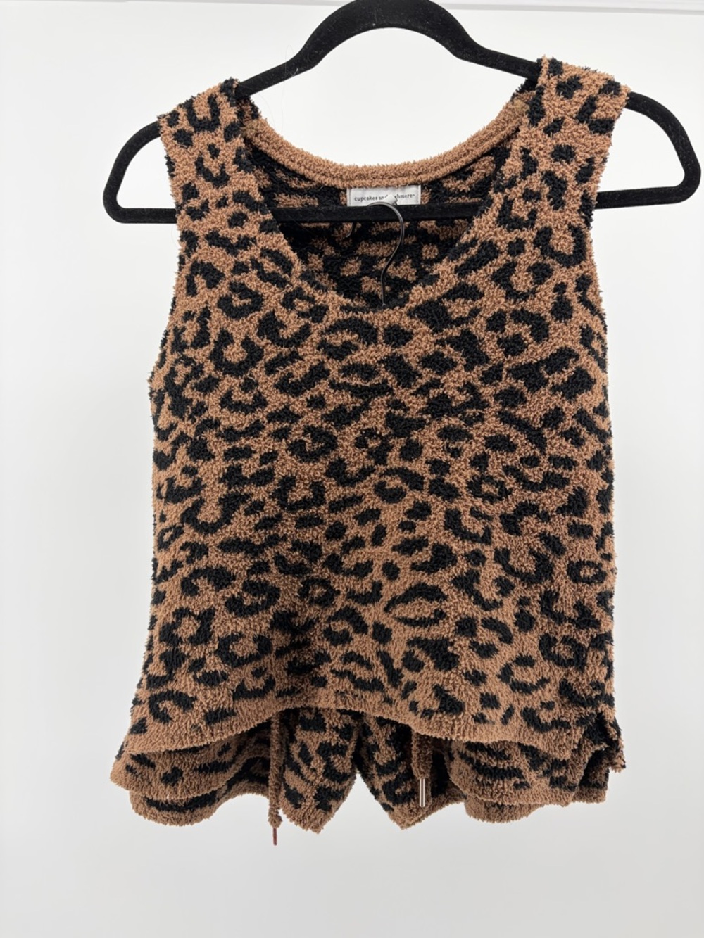 Cupcakes and Cashmere Animal Print Buttery Soft Cozy Lounge Set Size XS